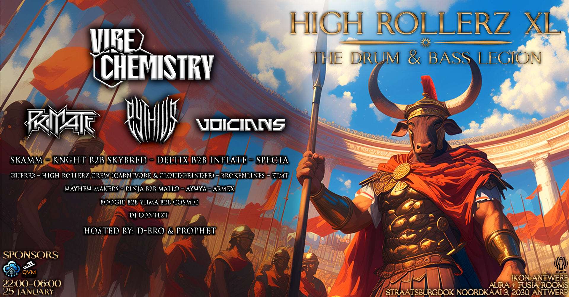 HIGH ROLLERZ XL - The drum & bass legion